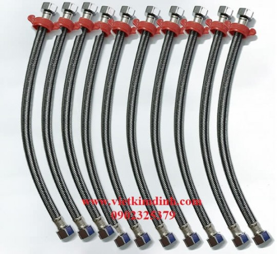 Dây cấp nước bọc sợi inox